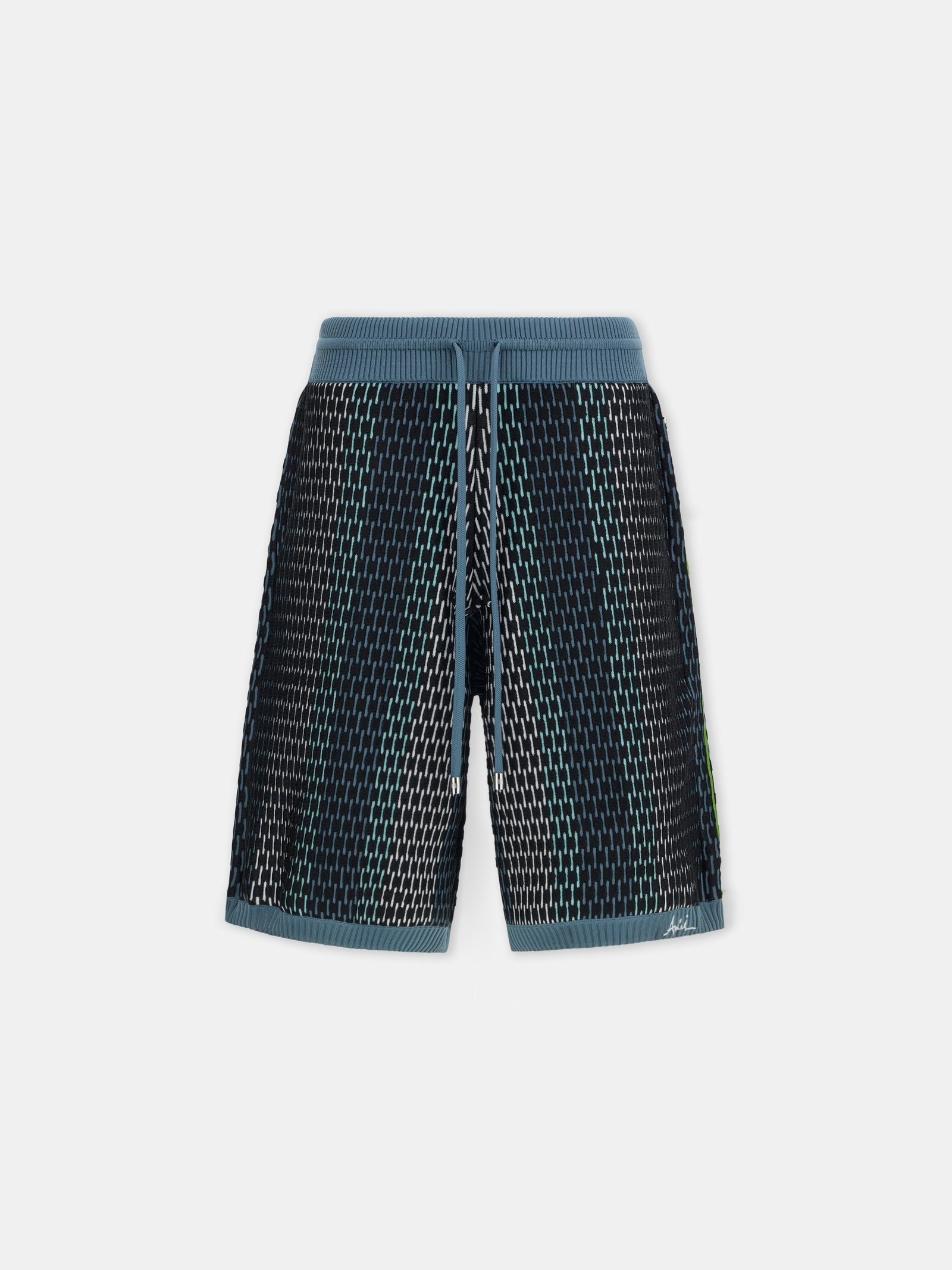 STRIPED SHORT - Blue