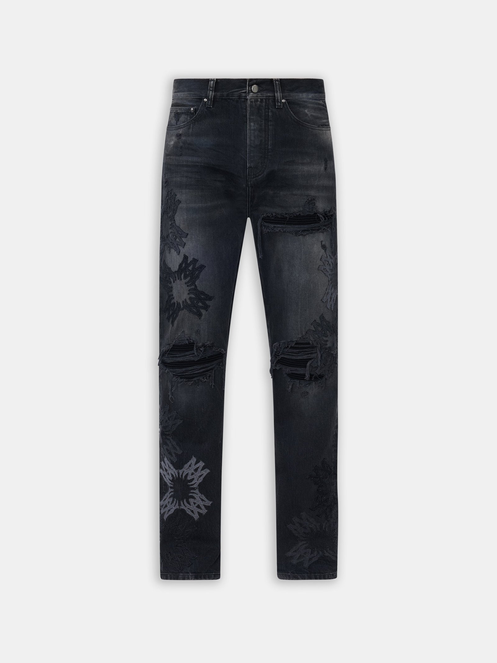 MA QUAD MX1 STRAIGHT JEAN - Storm Black