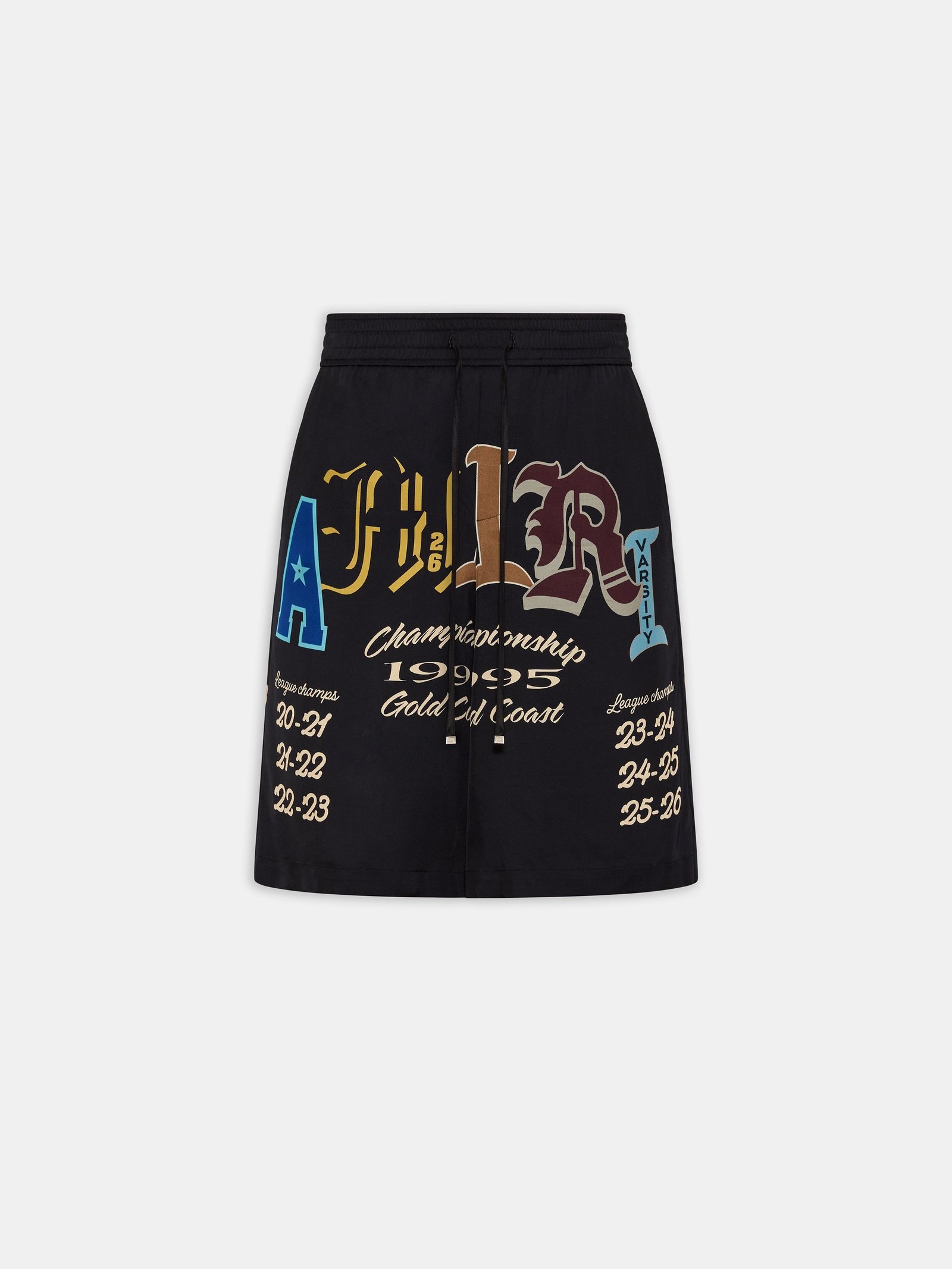 VARSITY PATCH SHORT - Black