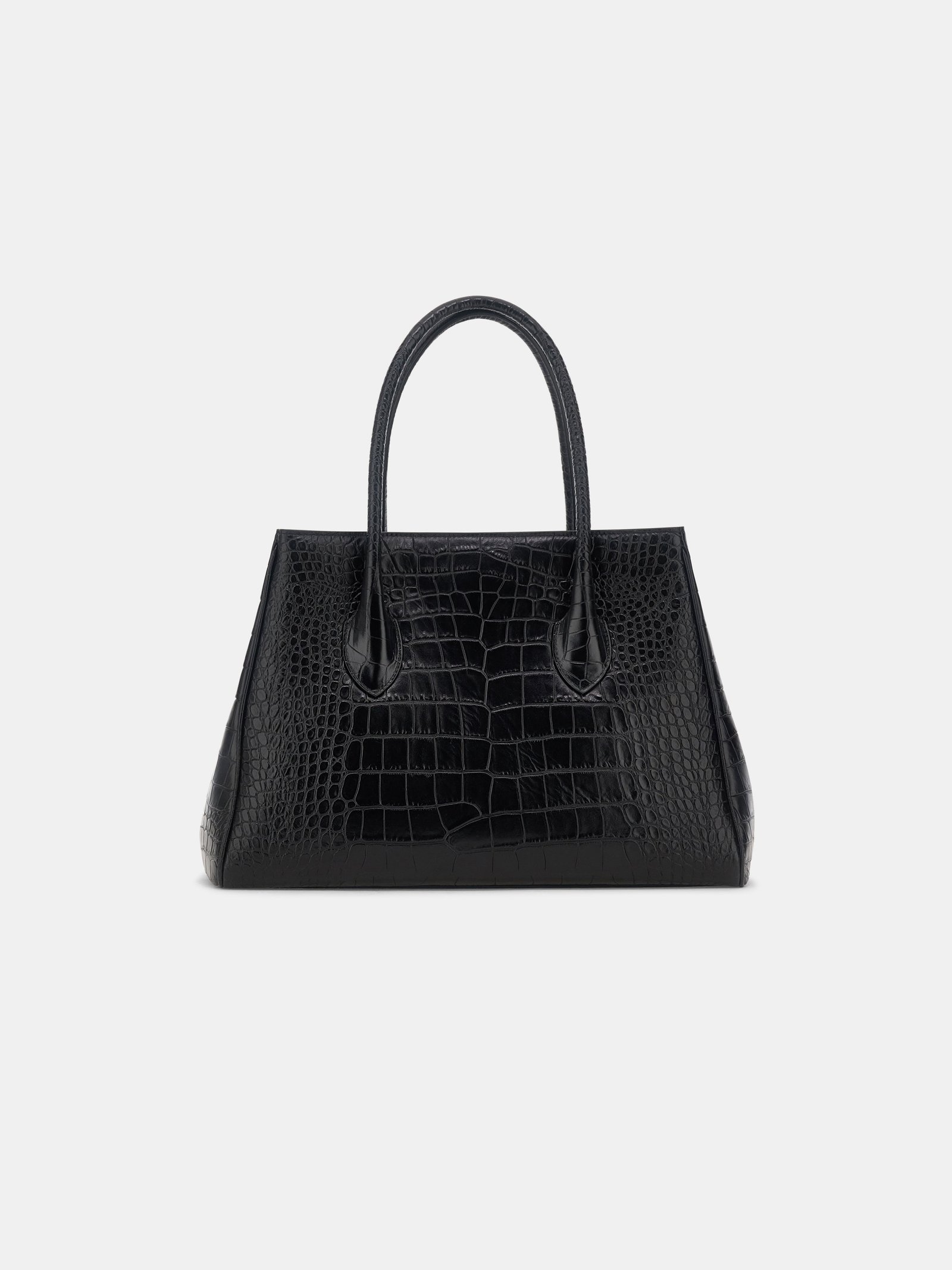 WOMEN - WOMEN'S EMBOSSED CROC HONEY 40 TOTE - Black - Image 2