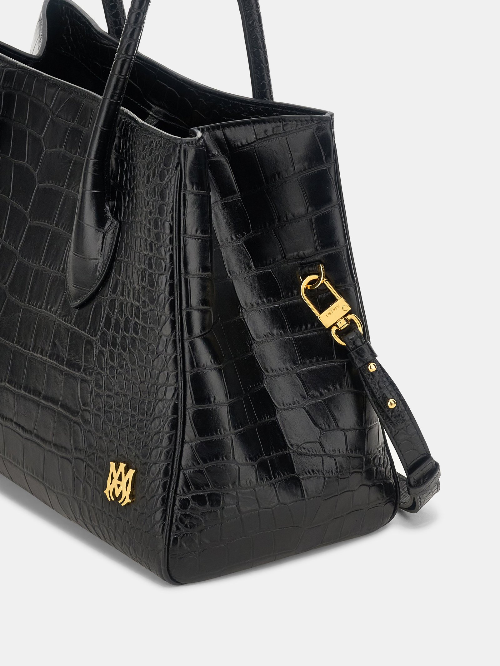 WOMEN - WOMEN'S EMBOSSED CROC HONEY 40 TOTE - Black - Image 4