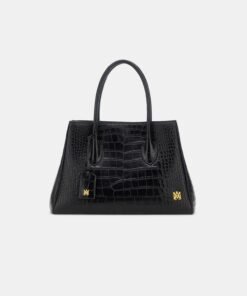 WOMEN - WOMEN'S EMBOSSED CROC HONEY 40 TOTE - Black
