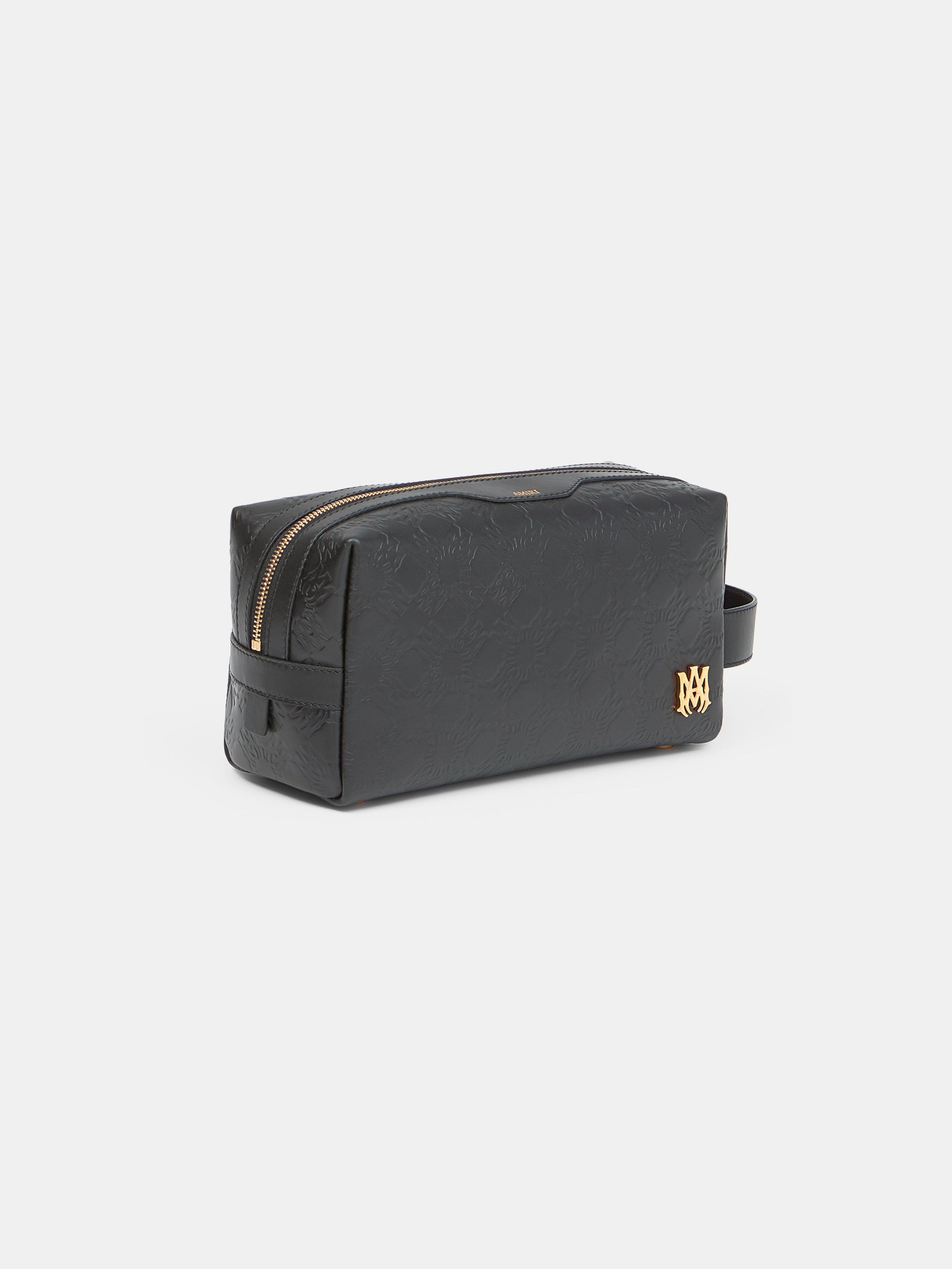 MA QUAD LEATHER DOPP KIT - Black - Image 3