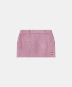 WOMEN - WOMEN'S CROC SUEDE MINI SKIRT - Dusk