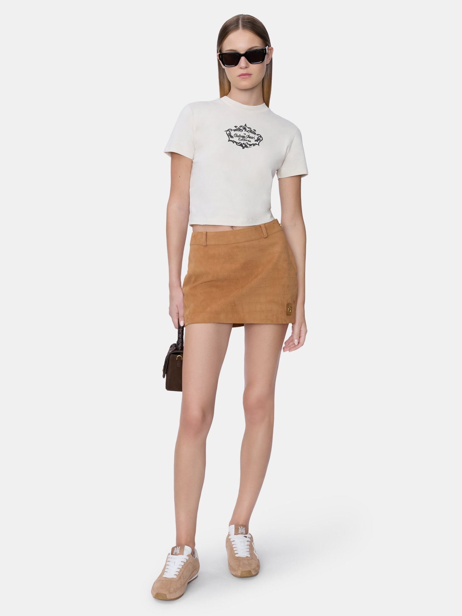 WOMEN - WOMEN'S CHATEAU CREST BABY TEE - Alabaster - Image 2
