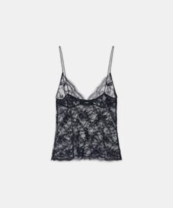 WOMEN - WOMEN'S LACE CAMI TOP - Black