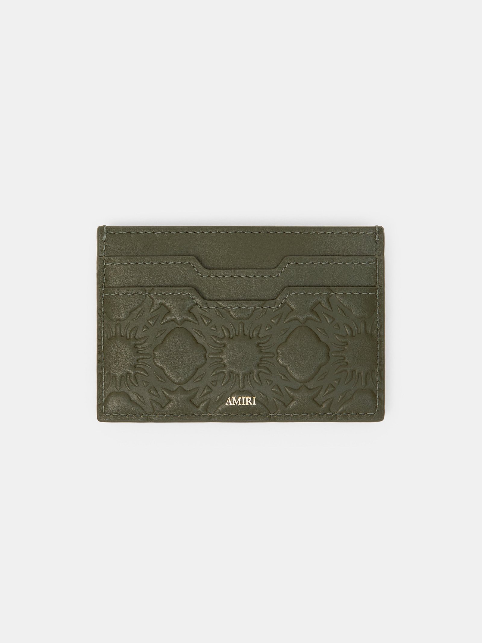 MA QUAD LEATHER CARD HOLDER - Dark Sage - Image 2