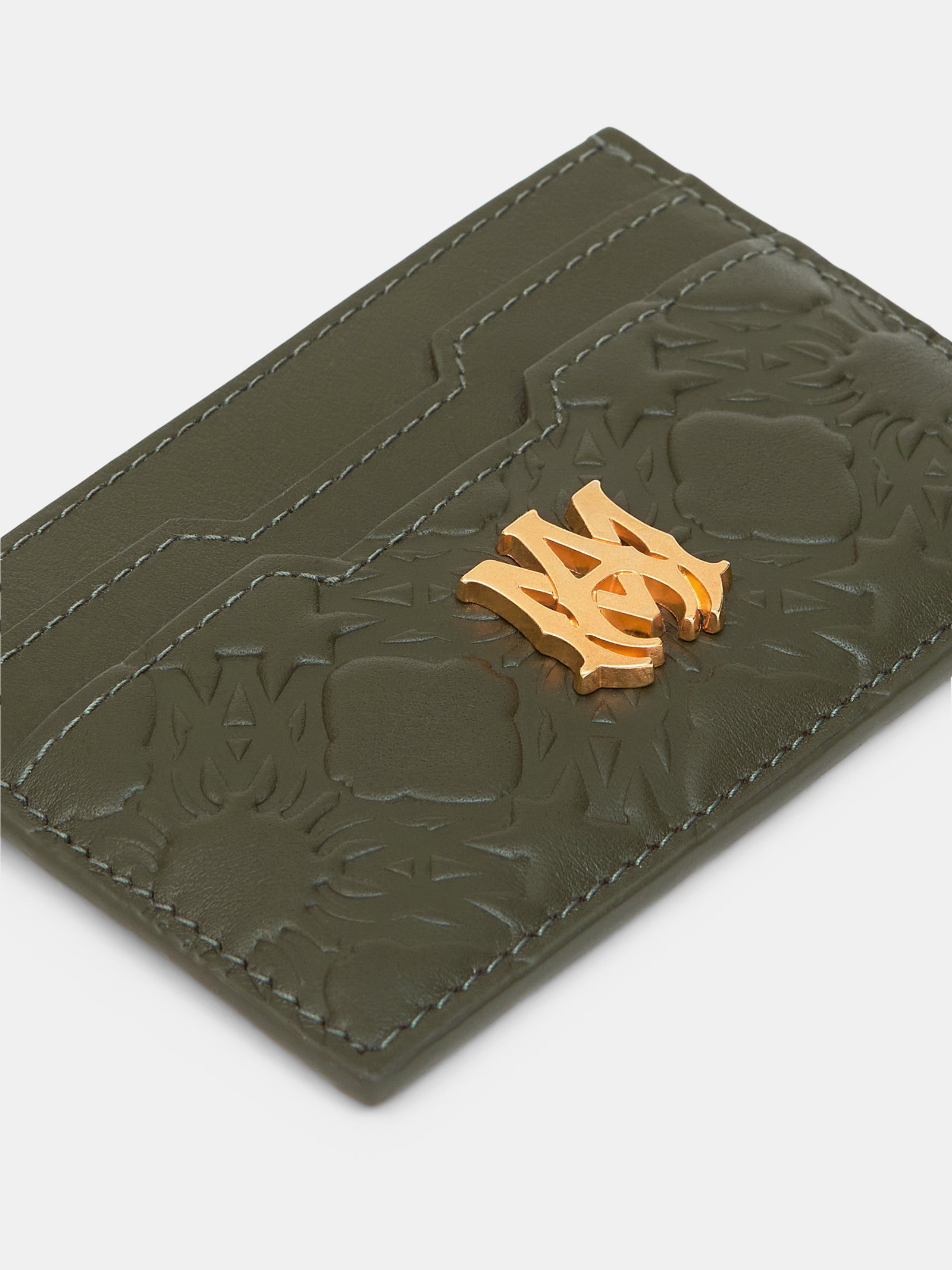 MA QUAD LEATHER CARD HOLDER - Dark Sage - Image 3
