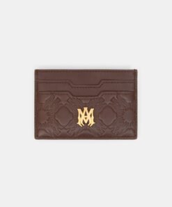 MA QUAD LEATHER CARD HOLDER - Dark Brown