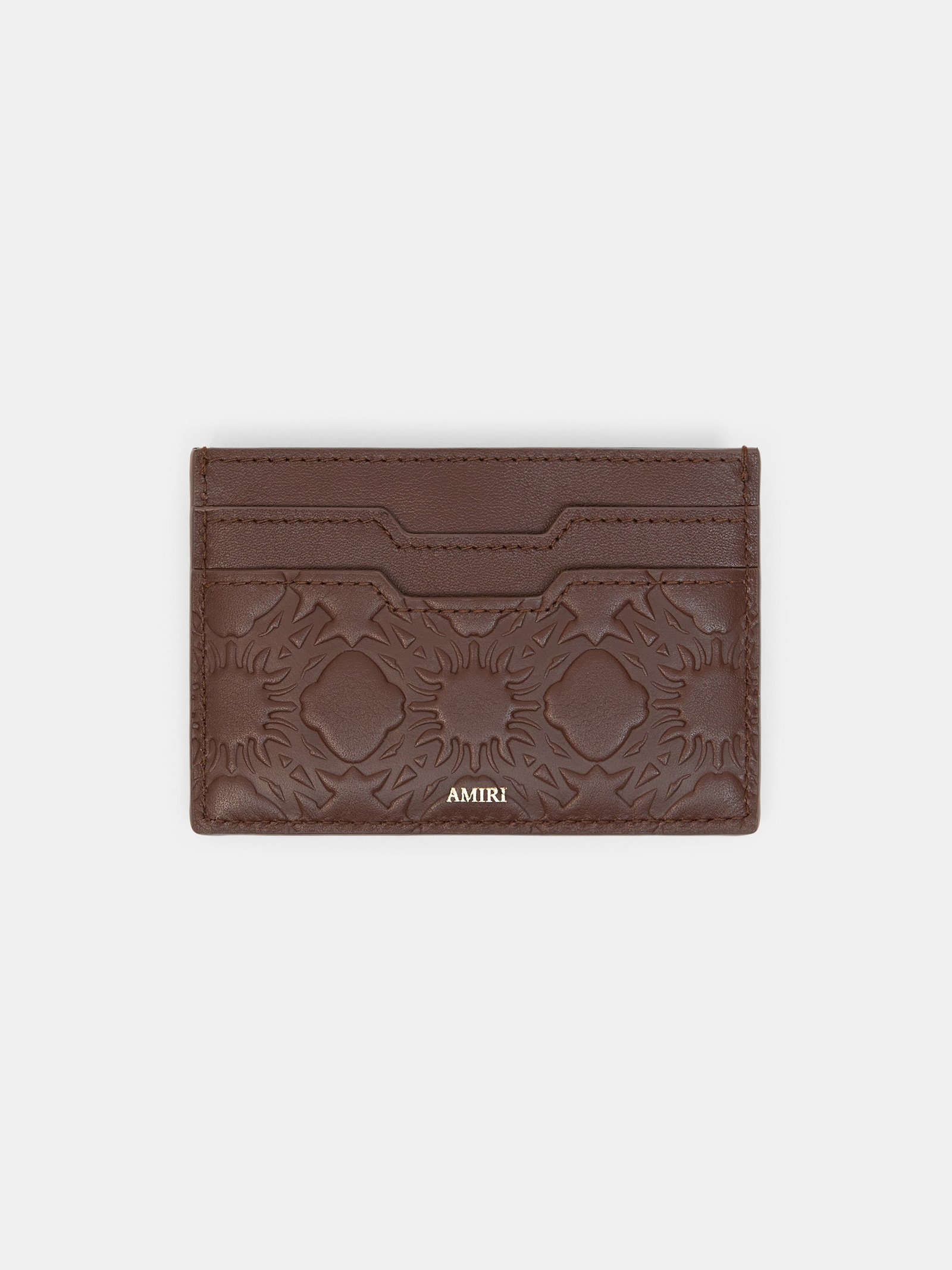 MA QUAD LEATHER CARD HOLDER - Dark Brown - Image 2