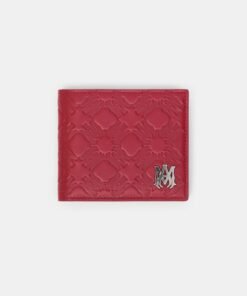 MA QUAD LEATHER BIFOLD - Red Rose