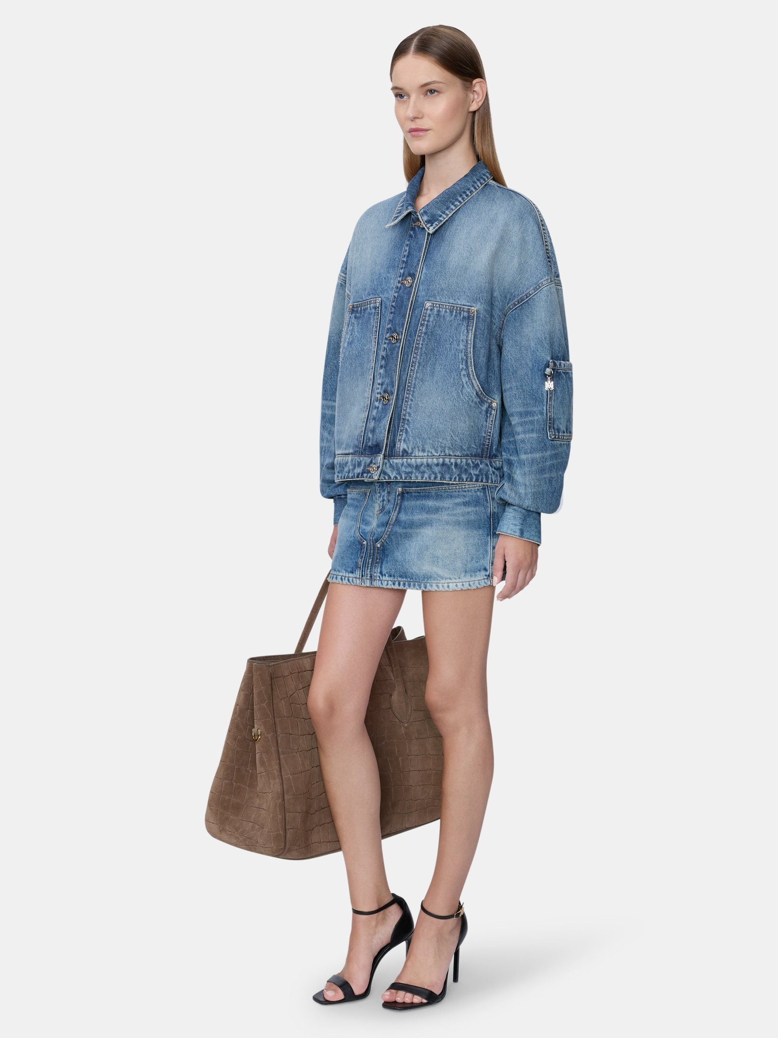 WOMEN - WOMEN'S DENIM WORK JACKET - Classic Antique Indigo - Image 3