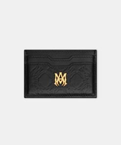MA QUAD LEATHER CARD HOLDER - Black