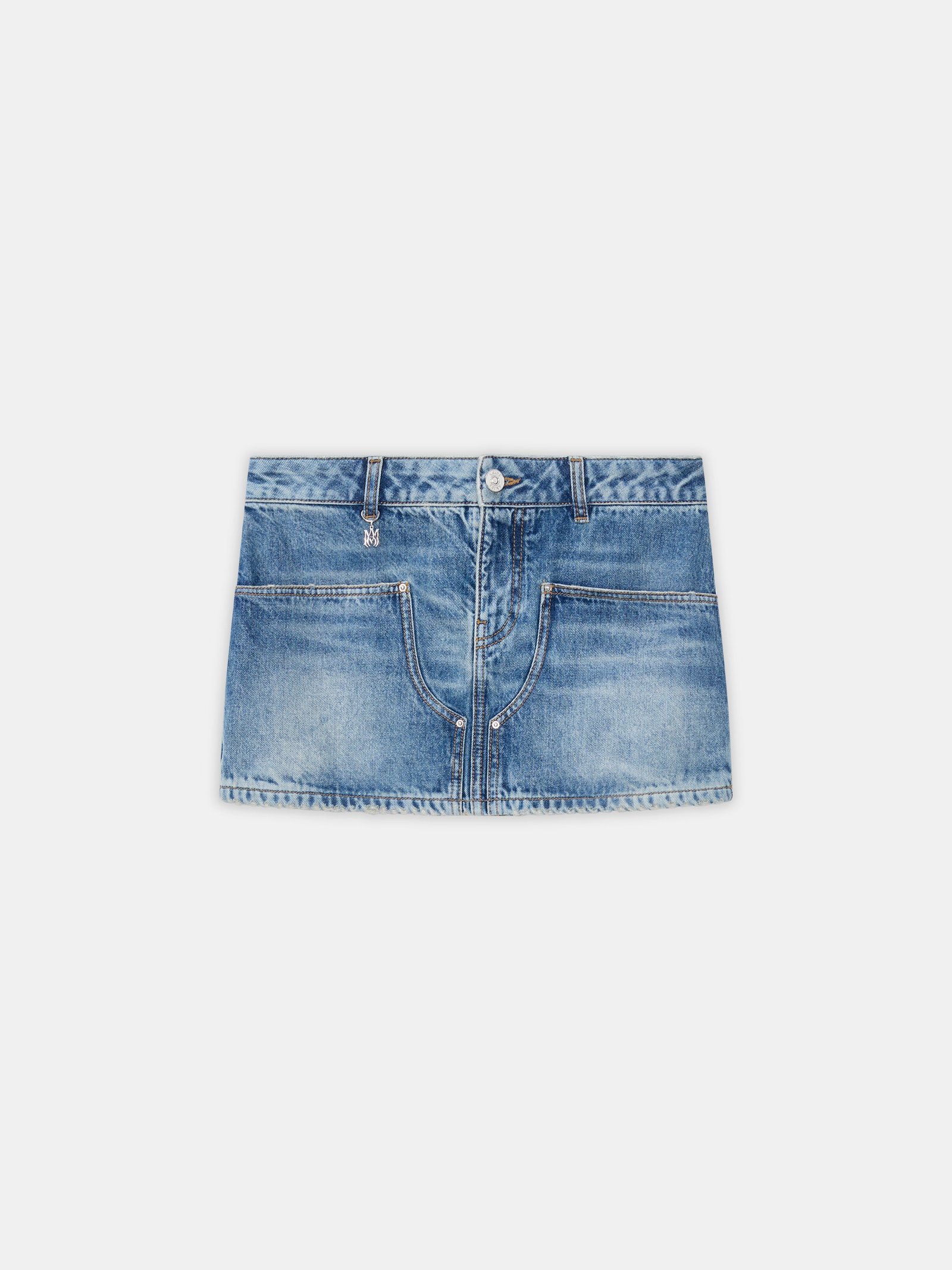 WOMEN - WOMEN'S DENIM CARPENTER MINI SKIRT - Classic Antique Indigo