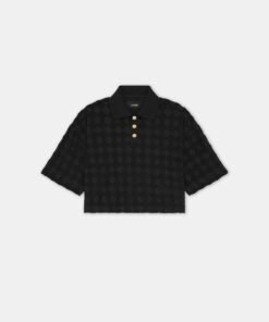 WOMEN - WOMEN'S MA QUAD TOWELING POLO - Black