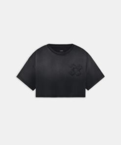 WOMEN - WOMEN'S MA QUAD CROPPED TEE - Black