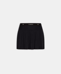 WOMEN - WOMEN'S MA QUAD PLEATED MINI SKIRT - Black
