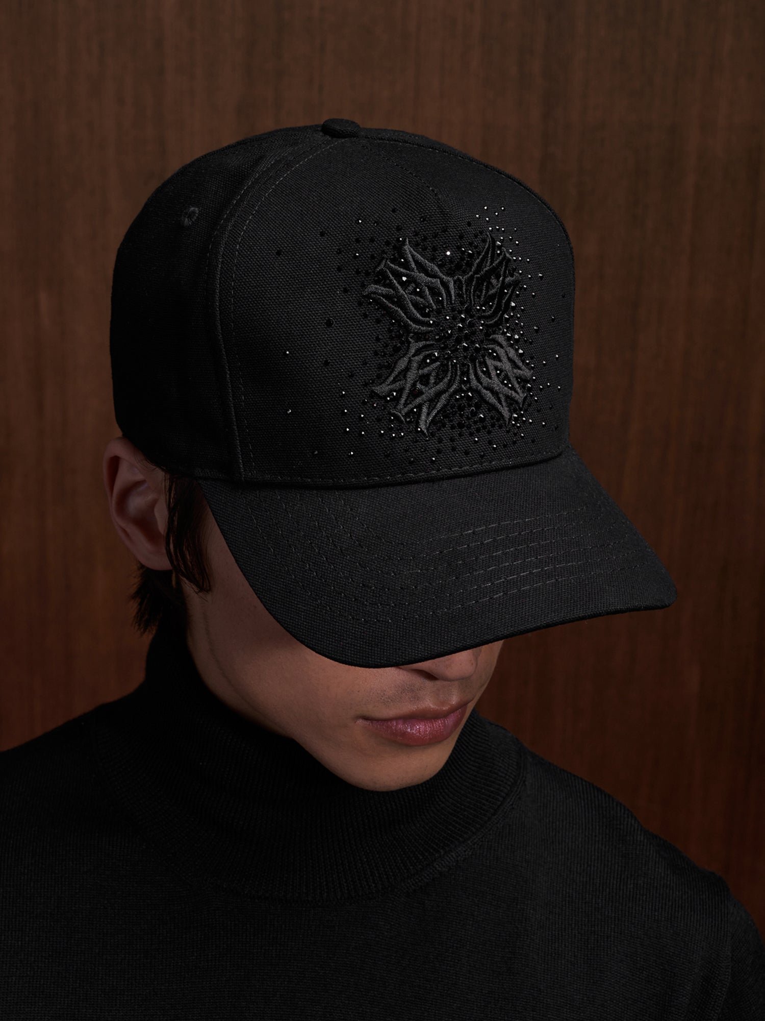MA QUAD CRYSTAL CANVAS HAT - Black - Image 2