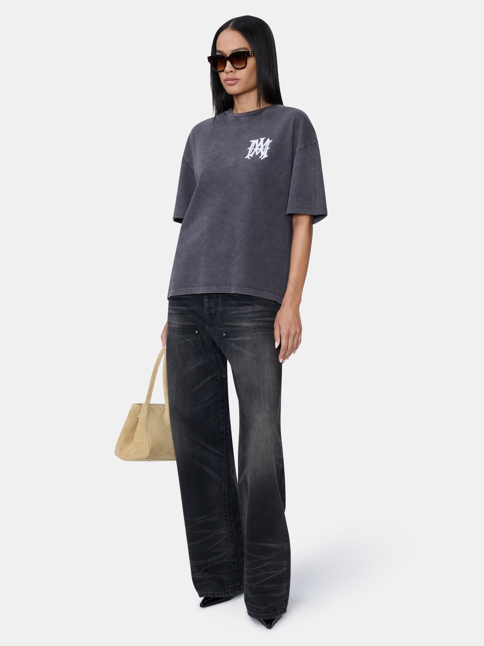 WOMEN - WOMEN'S CARPENTER JEAN - Faded Black - Image 2