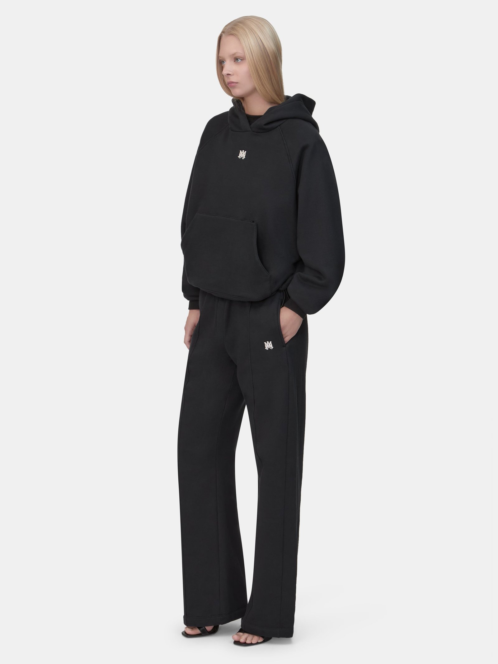 WOMEN - WOMEN'S MA DROP SHOULDER HOODIE - Black - Image 3