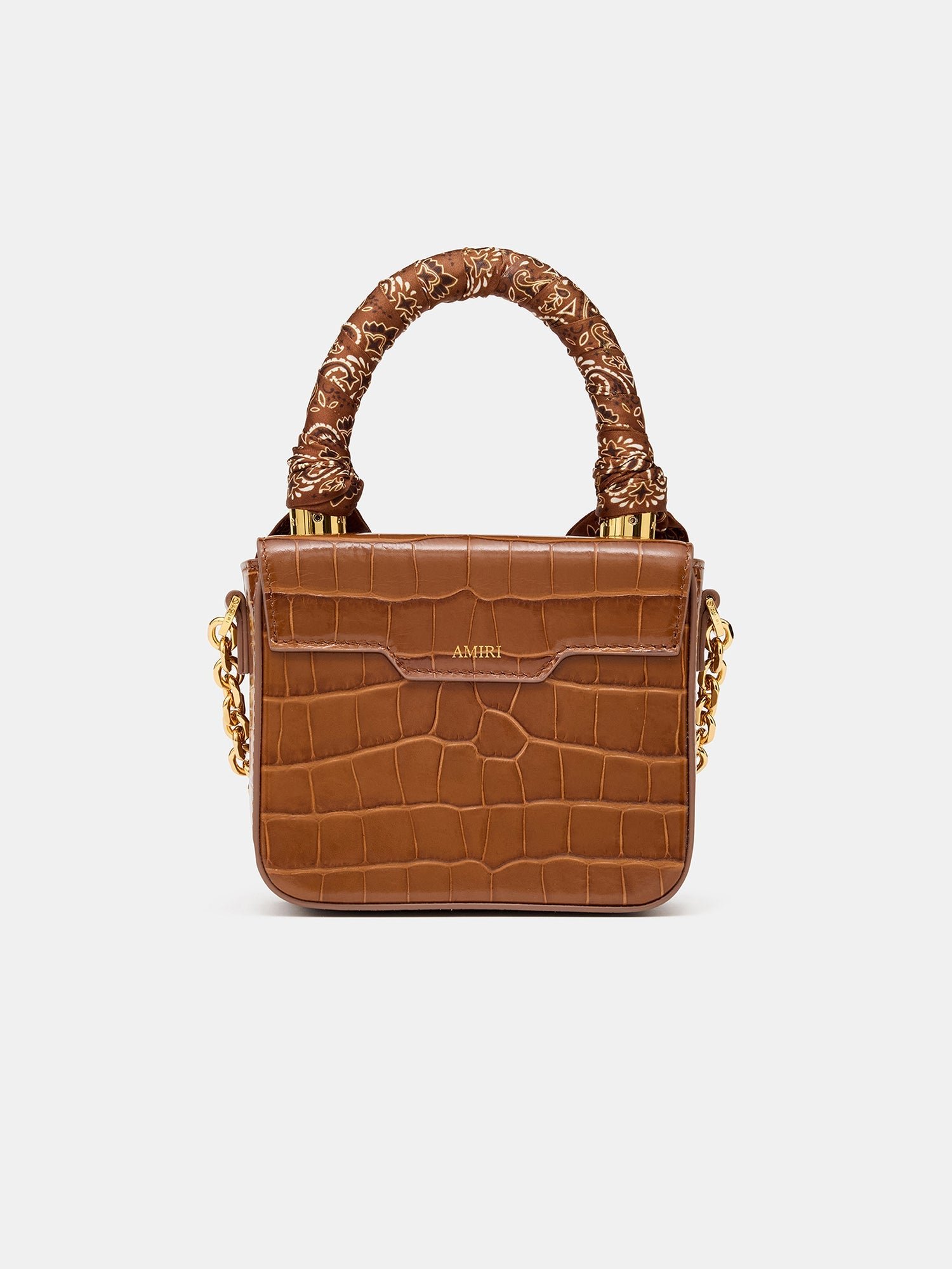 WOMEN - WOMEN'S CROC EMBOSSED MICRO MA BAG - MALT - Image 2