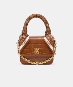 WOMEN - WOMEN'S CROC EMBOSSED MICRO MA BAG - MALT
