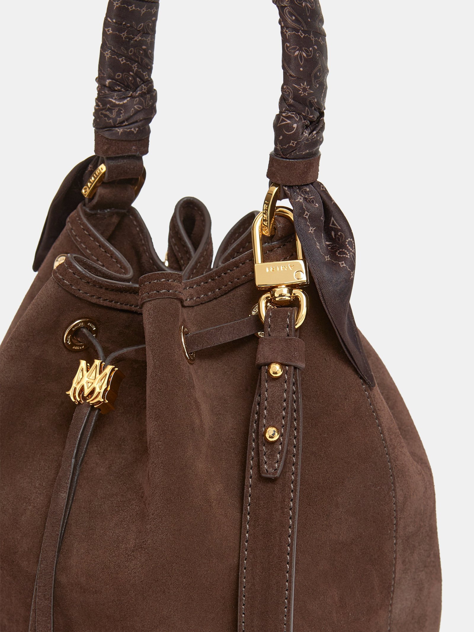 WOMEN - WOMEN'S MA BUCKET BAG - Dark Brown - Image 4