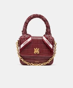 WOMEN - WOMEN'S CROC EMBOSSED MICRO MA BAG - WINE