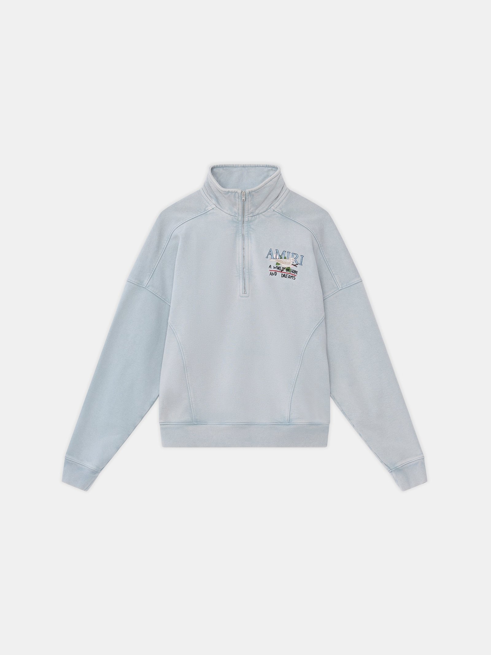 WOMEN - WOMEN'S HOPE AND DREAMS HALF ZIP CREW - Steel