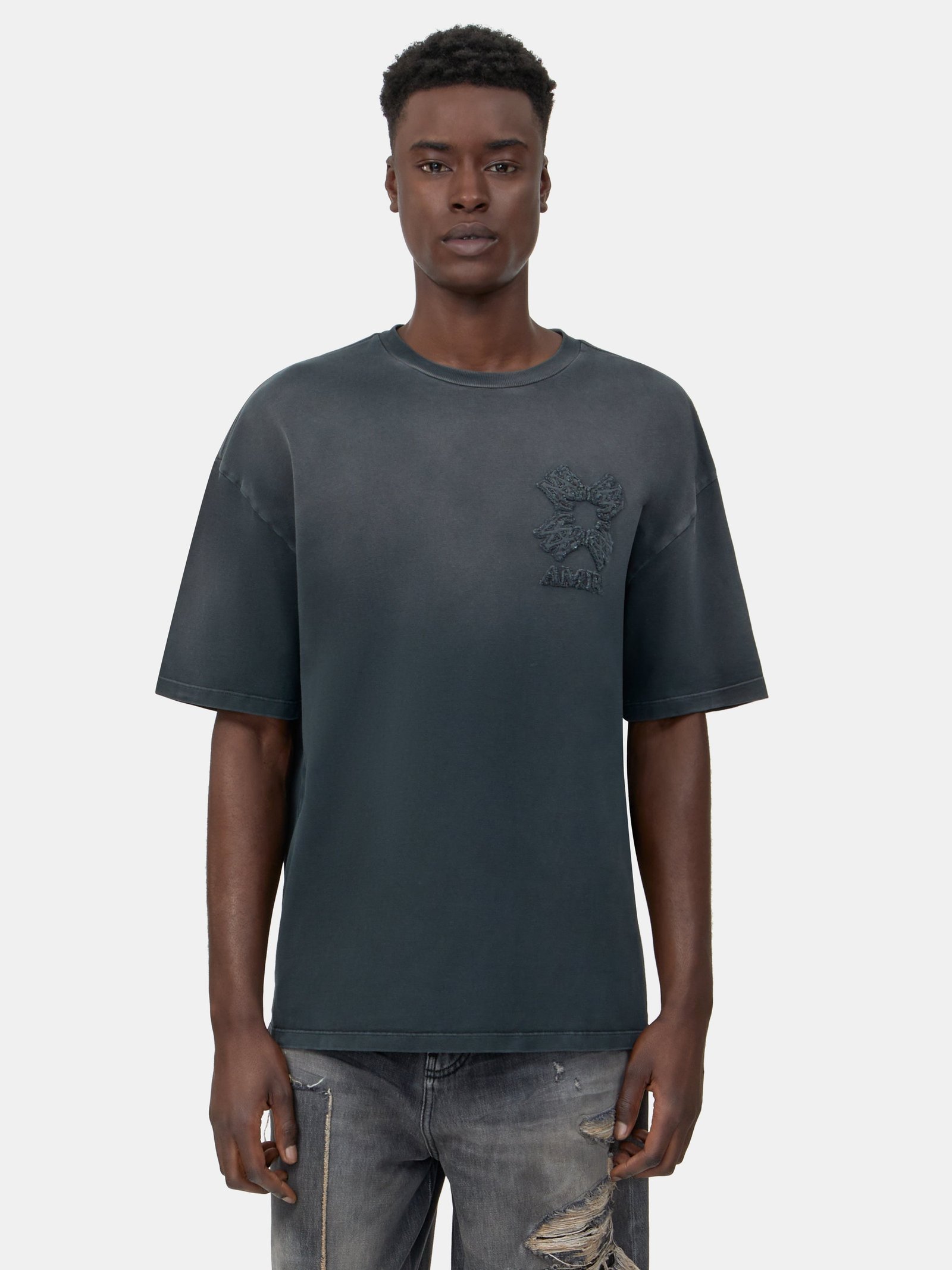 MA QUAD OVERSIZED TEE - Black - Image 3