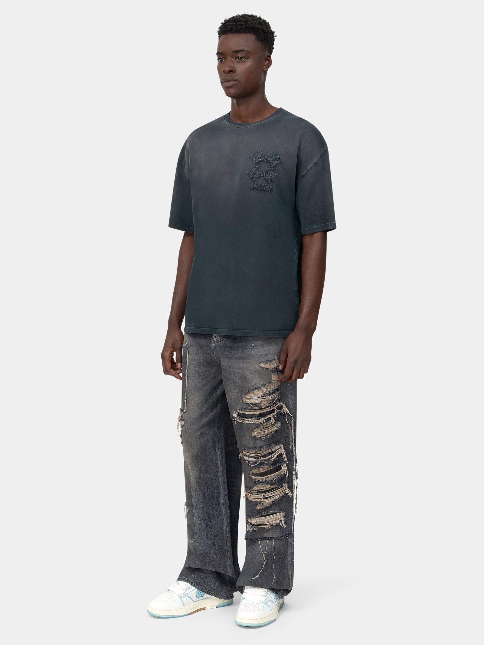 MA QUAD OVERSIZED TEE - Black - Image 2