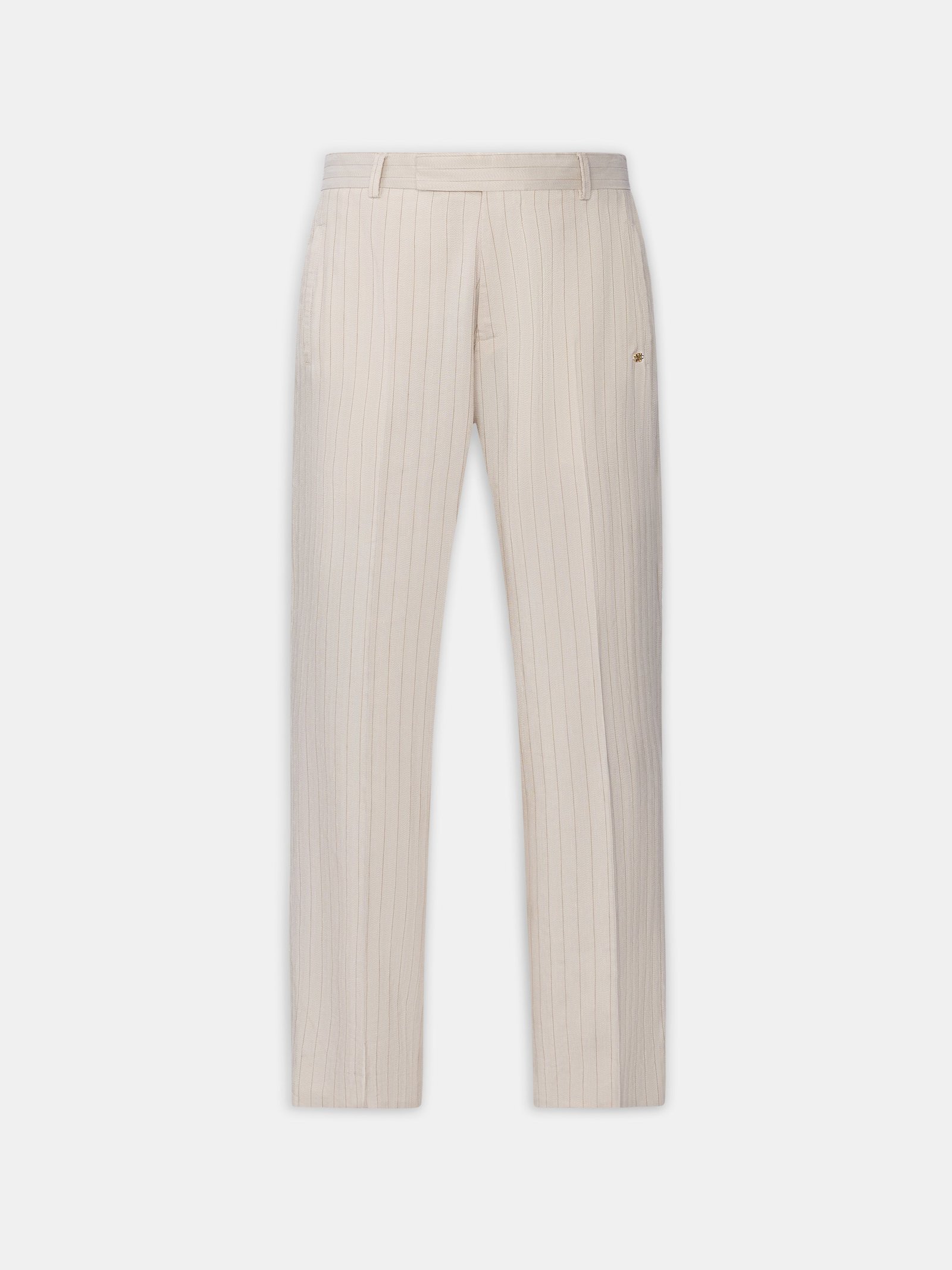 STRIPED TAILORED PANT - Alabaster
