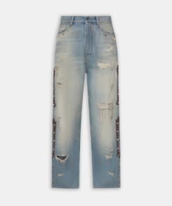 WOMEN - WOMEN'S BONES STUDDED JEAN - DRIFTWOOD BLUE