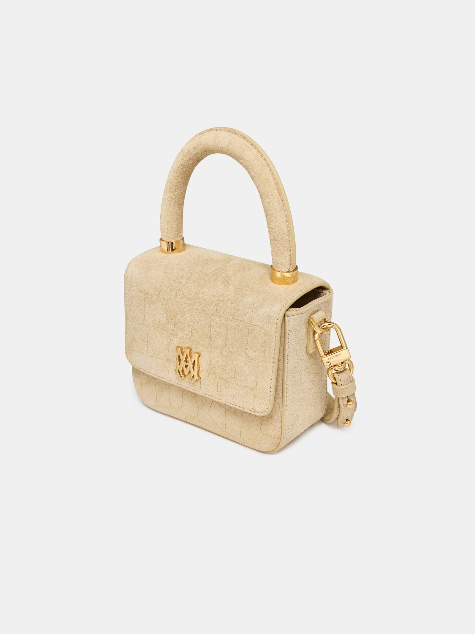 WOMEN - WOMEN'S CROC SUEDE MICRO MA BAG - Taupe - Image 4