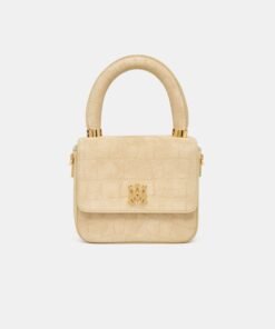 WOMEN - WOMEN'S CROC SUEDE MICRO MA BAG - Taupe