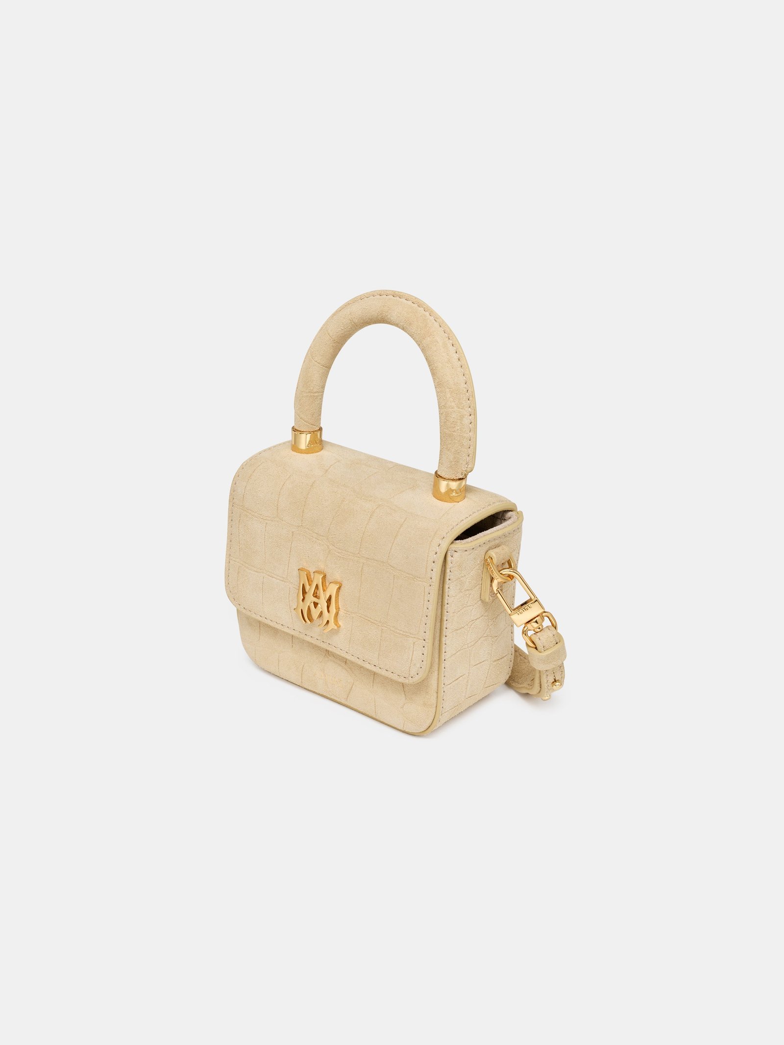 WOMEN - WOMEN'S CROC SUEDE NANO MA BAG - Taupe - Image 4