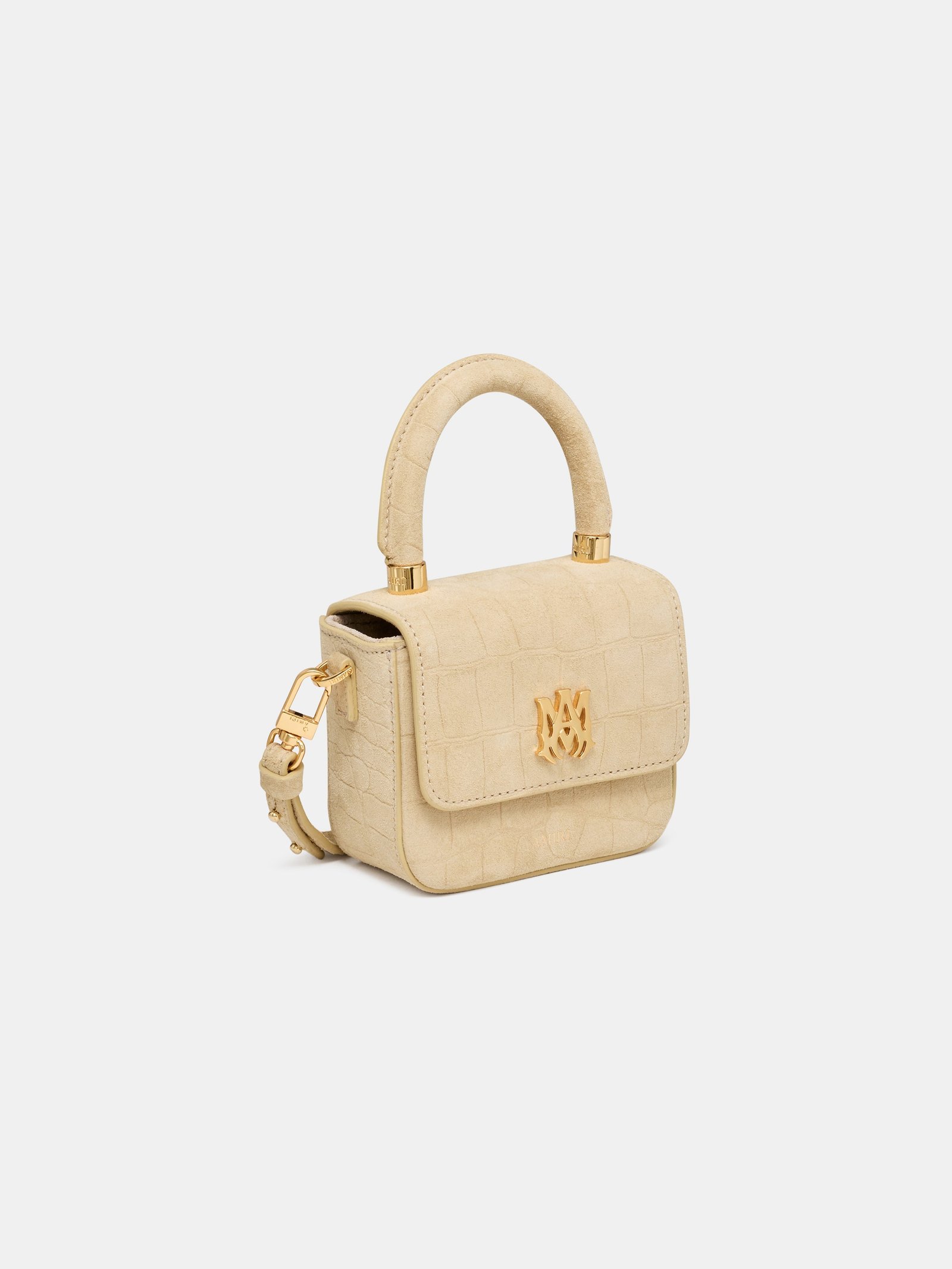 WOMEN - WOMEN'S CROC SUEDE NANO MA BAG - Taupe - Image 3