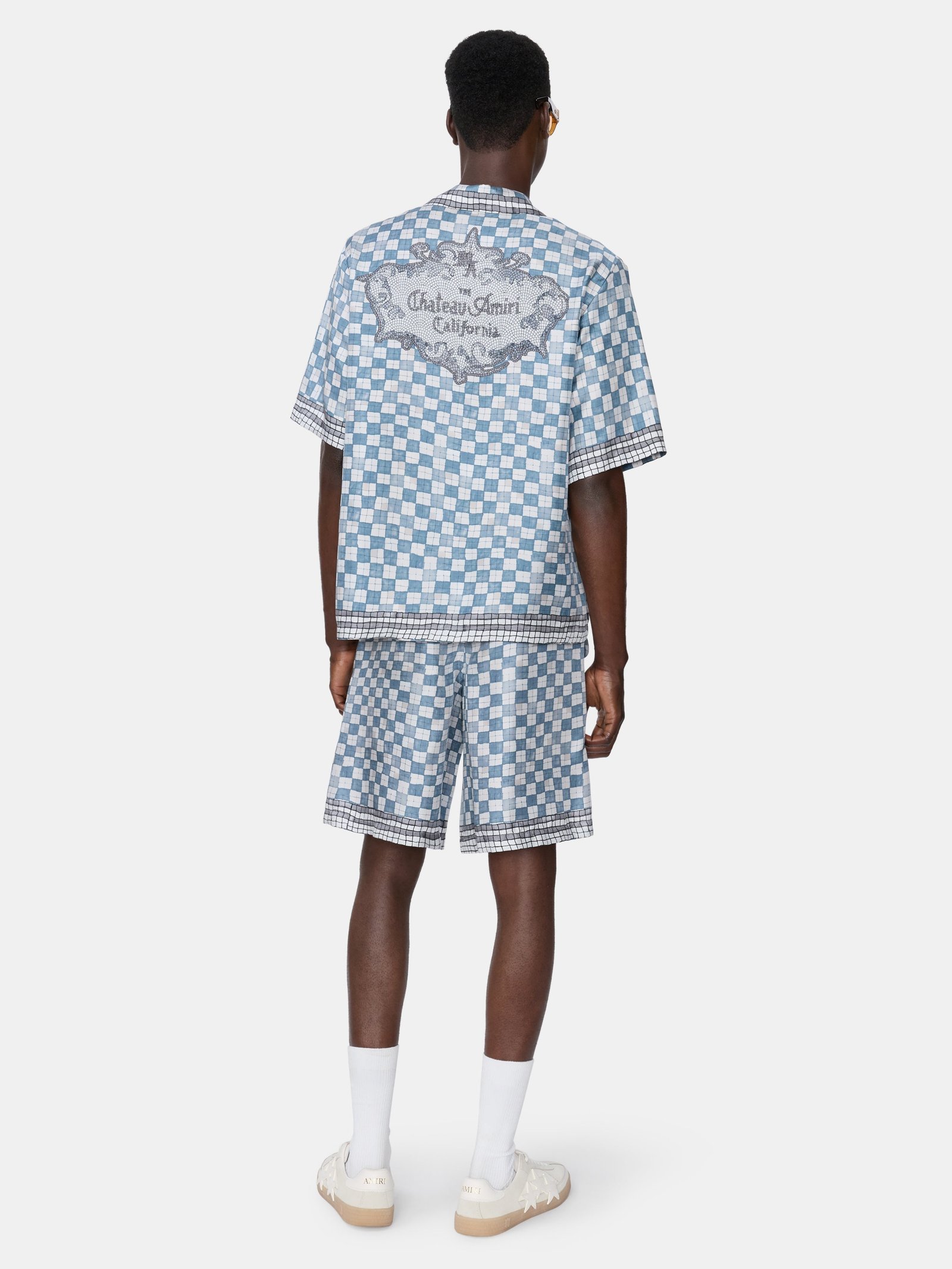 MA CHECKERED SHORT - Steel - Image 4