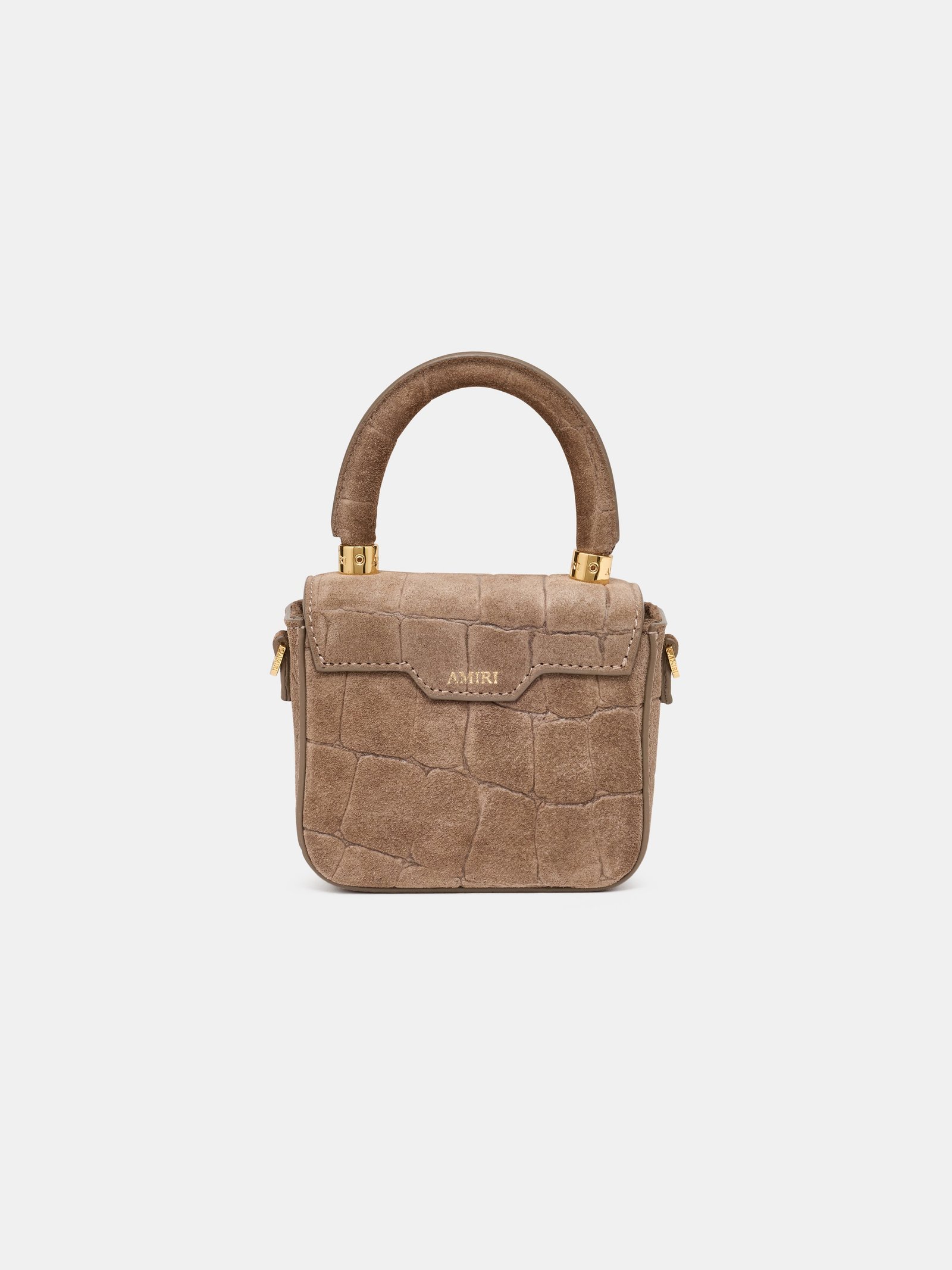 WOMEN - WOMEN'S CROC SUEDE NANO MA BAG - Dark Brown - Image 2