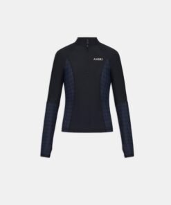 WOMEN - WOMEN'S MA QUAD LONG SLEEVE ZIP TOP - Black