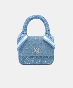 WOMEN - WOMEN'S CRYSTAL DENIM MICRO MA BAG - True Blue