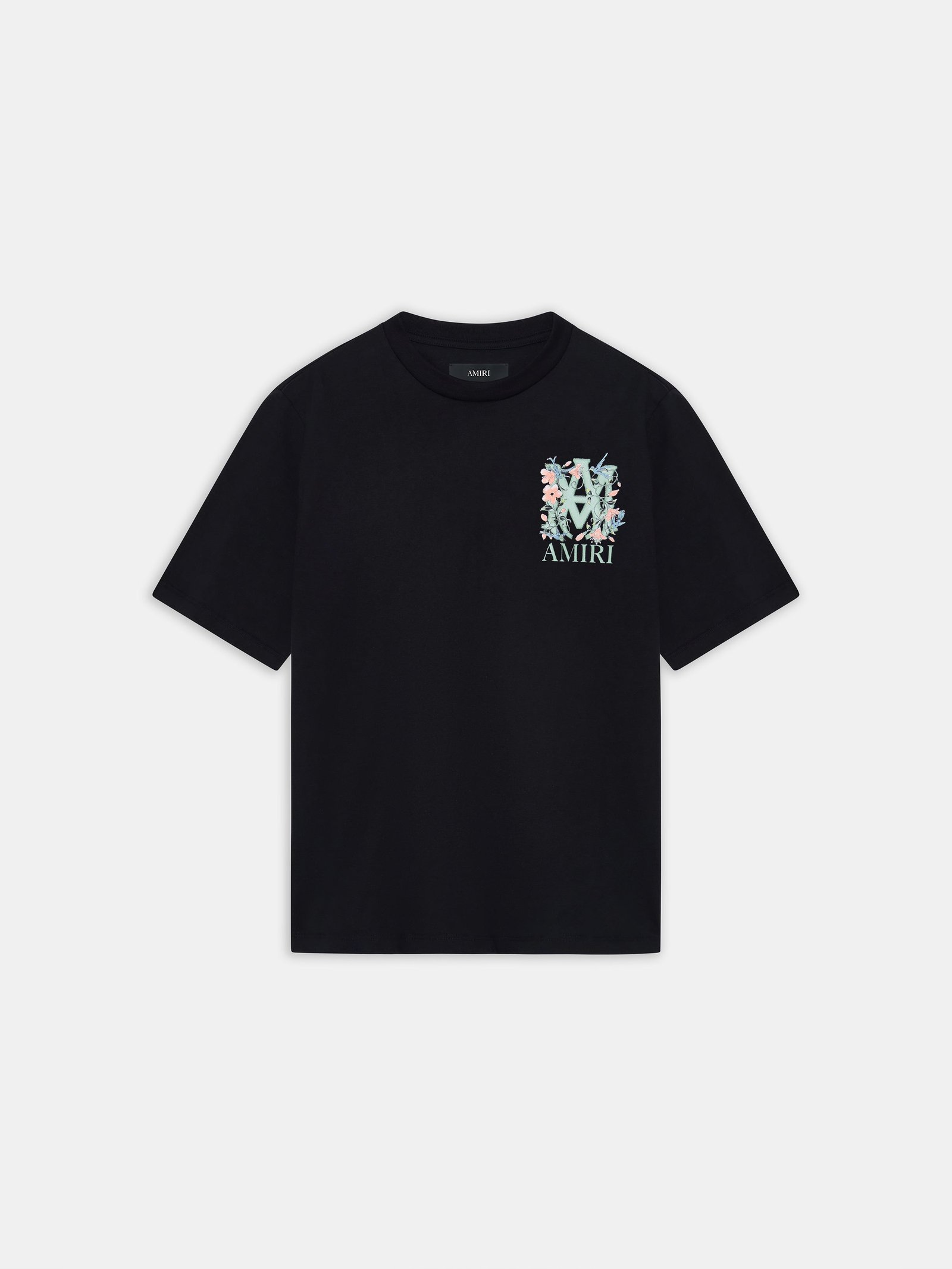 MA FLORAL OVERSIZED TEE - Black