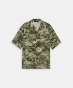 MA QUAD CAMO CAMP SHIRT - Natural