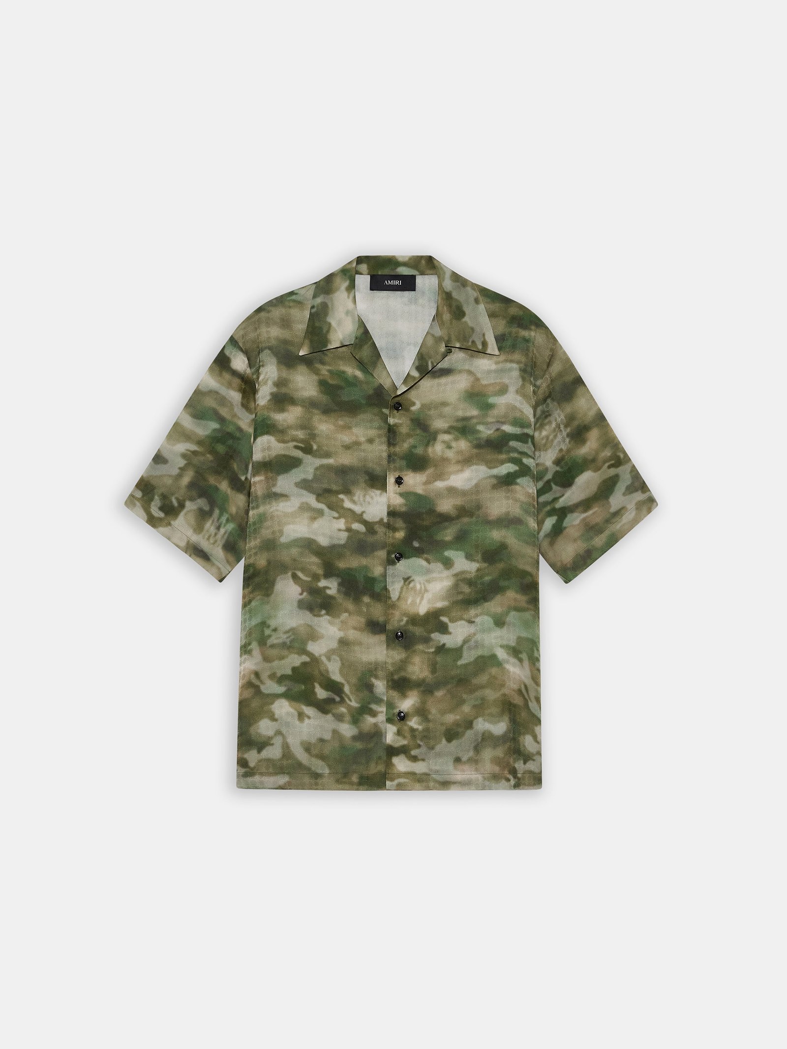 MA QUAD CAMO CAMP SHIRT - Natural