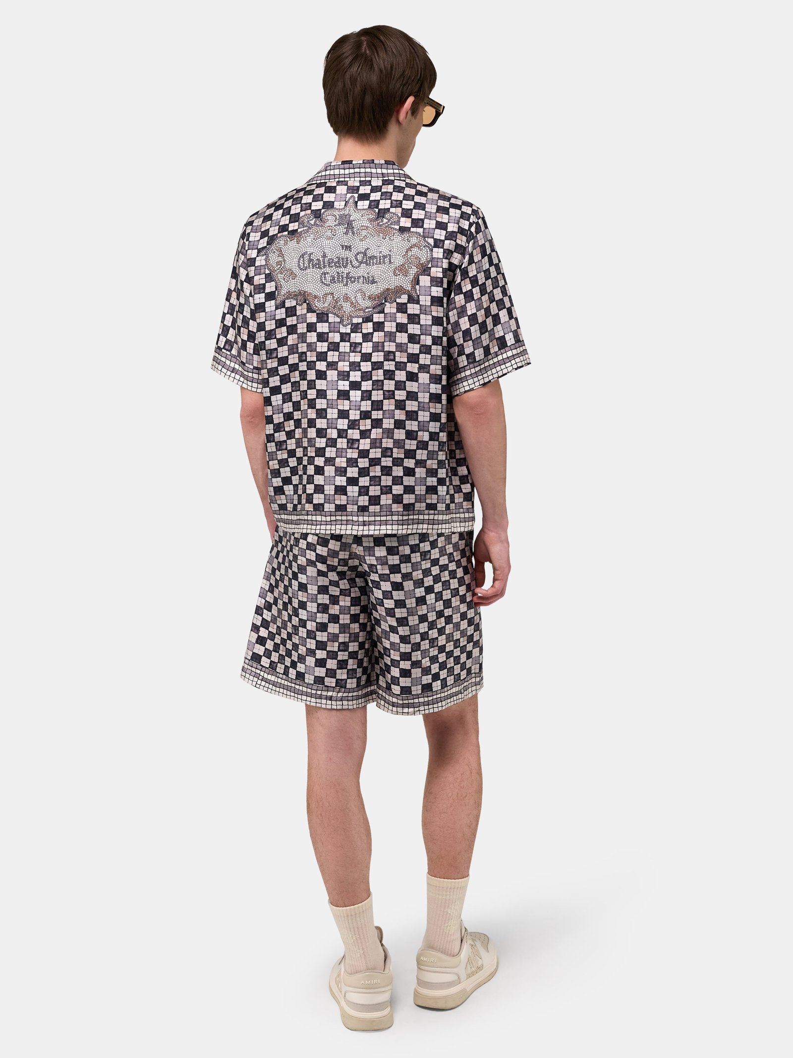 MA CHECKERED SHORT - Taupe - Image 4