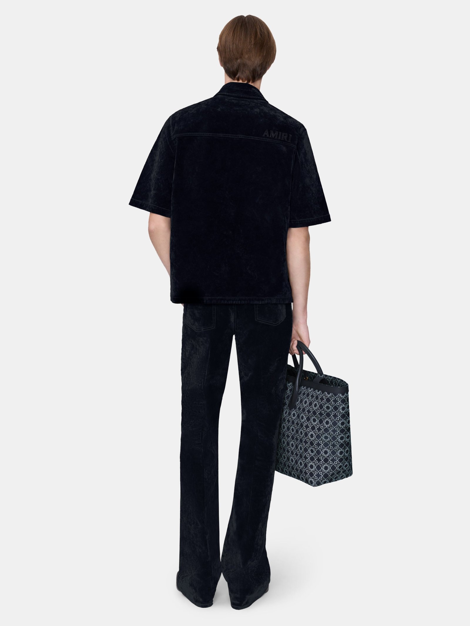 VELVET FLARE JEAN - BLACK - Image 4