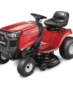 Troy Bilt Bronco 42 in 19 HP Briggs & Stratton Automatic Drive Gas Riding Lawn Tractor with Mow in Reverse