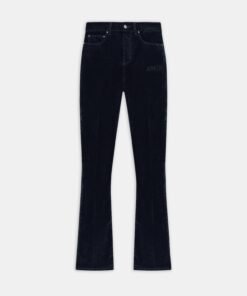 VELVET FLARE JEAN - BLACK