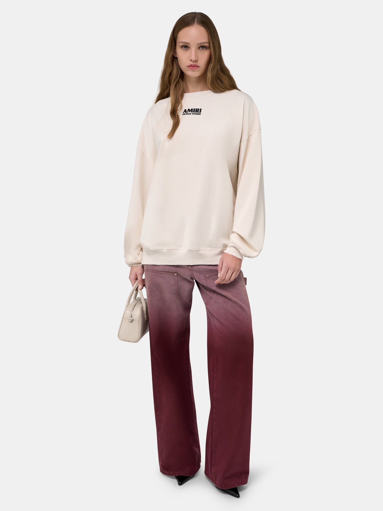 WOMEN - WOMEN'S GRADIENT CARPENTER JEAN - Terracotta - Image 2