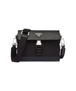 Re-Nylon And Saffiano Shoulder Bag